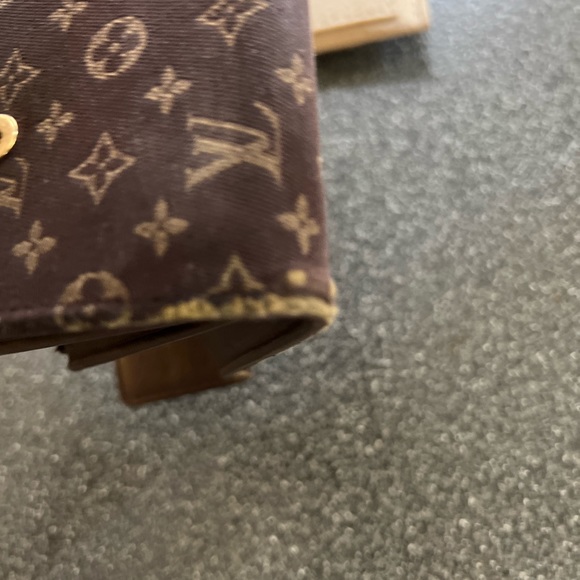 Louis Vuitton Brown Monogram Mini Lin Canvas Porte Tresor International Wallet - Picture 5 of 15